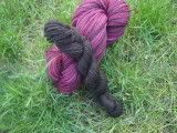 ~Charity Auction~ Berries and Chocolate hand-dyed yarn from Colorful Tea