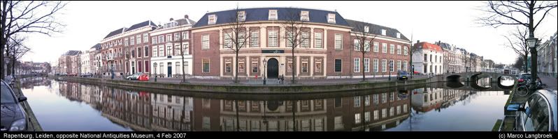 Rapenburg, Leiden, opposite Antiquities Museum