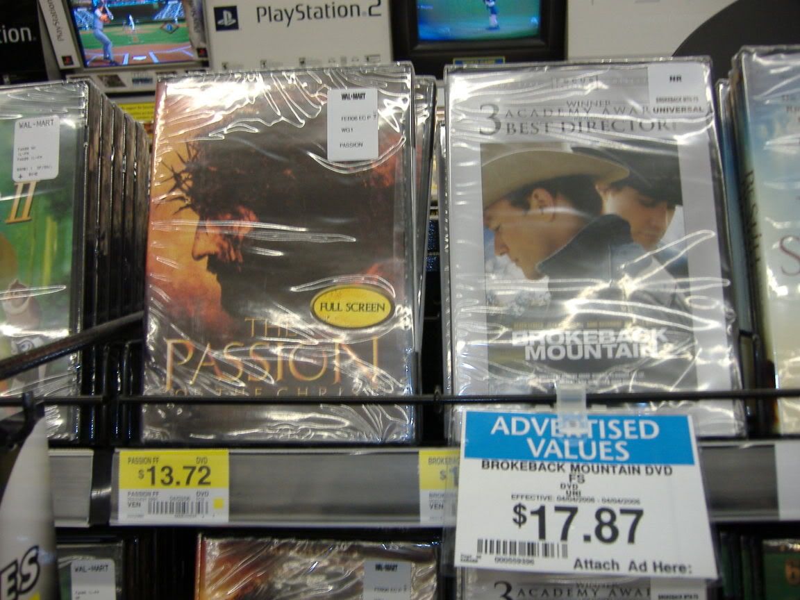 Brokeback Mountain DVD at Wal-mart