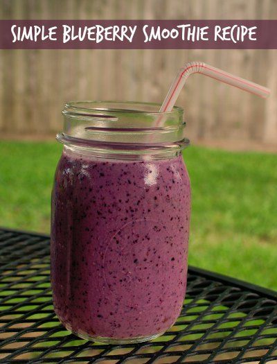 Simple Blueberry Smoothie Recipe