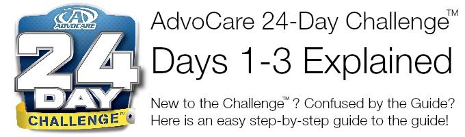 AdvoCare 24 Day Challenge Days 1-3 Explained #AdvoCare