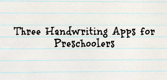 Handwriting Apps for Preschoolers