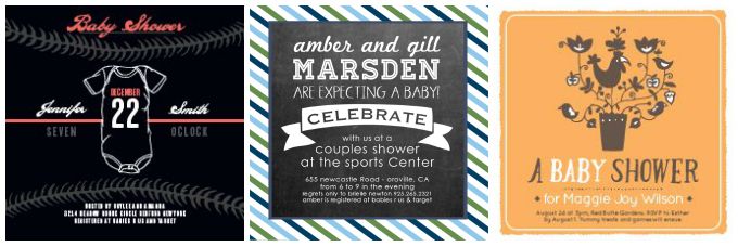 Fully Customizable Baby Shower Invitations and Announcements