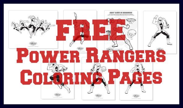 Free Power Rangers Coloring Pages