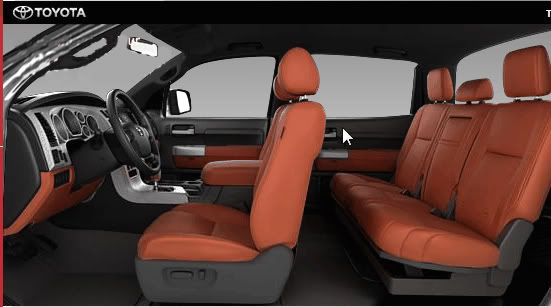 Toyota tundra redrock leather