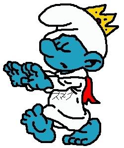 sleeping smurf