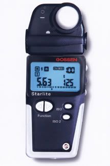 Gossen handheld light meter