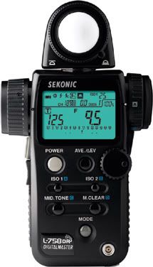 Sekonic handheld light meter