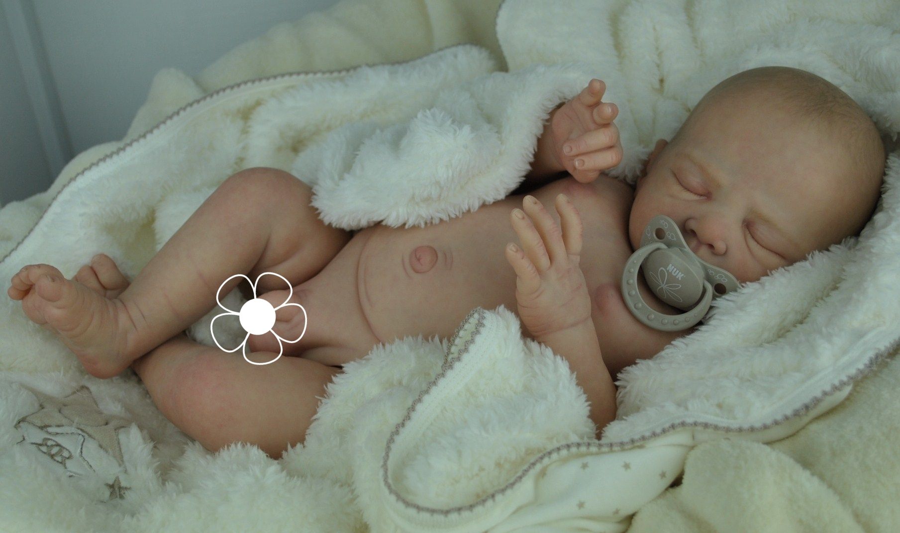 Bespoke Babies'Caspar' Christa Goetzen LE Reborn Baby BoyTummy Plate