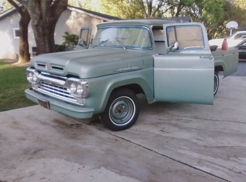 Re 1960 Ford F100 questions