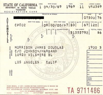 California Vehicle Registration