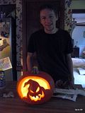 Ben's scary-ass pumpkin