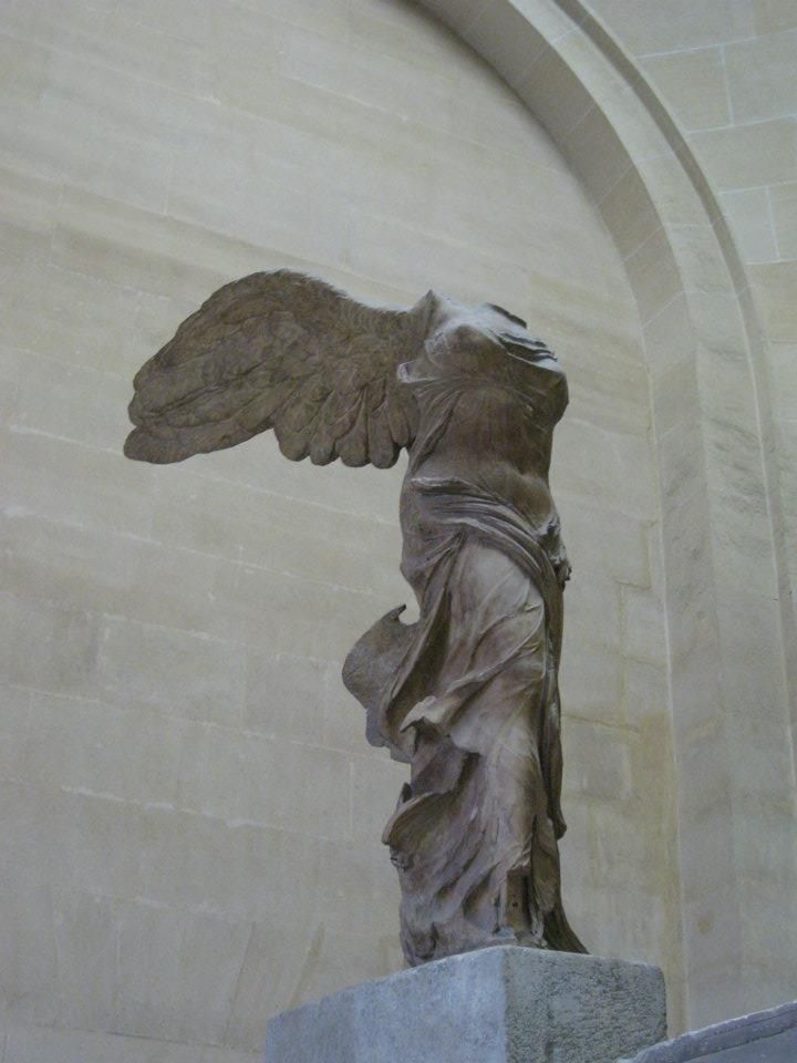 Winged Victory of Samothrace aka also called the Nike of Samothrace. FYI: Nike = Victory! photo 197741_10151088160546209_1011393740_n.jpg