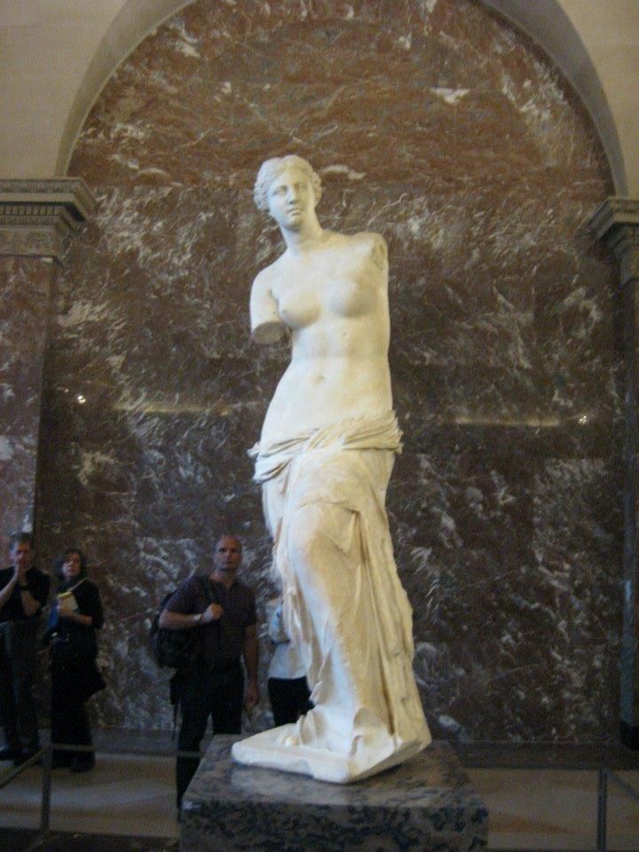 Venus de Milo Created sometime between 130 and 100 BC.Anyways, such things only get famous because someone attempted to steal it. photo 545453_10151088154846209_709219728_n.jpg