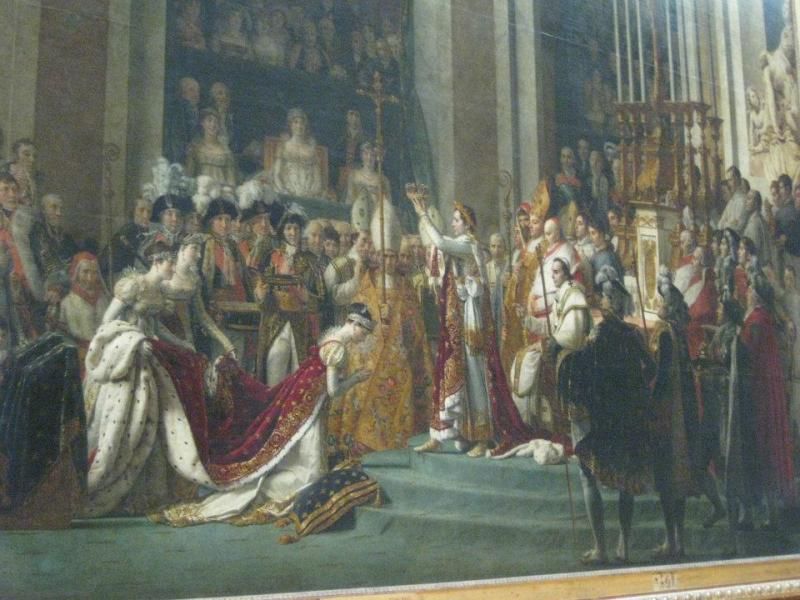 The Coronation of NapoleonThis is another pretty famous painting. (The lighting or rather the colour of the painting itself was really bad)The painting and title is very misleading. Napoleon is supposed to be the main character according to the n photo 599492_10151088175201209_1199832509_n.jpg