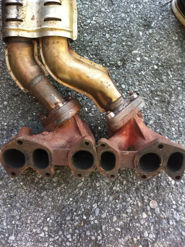 FS ported vr6 exhaust manifold/downpipe and 2.5 test pipe VW Vortex