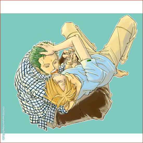 SanjiandZoro43.jpg Sanji and Zoro yaoi One Piece anime image by Silverwolf86