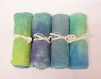 Rainbow Reusable Kitchen Rags<br>Cool Breeze 4 Pack