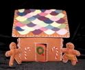 Felt Gingerbread House with Bendy Gingerbread People