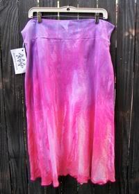 Sunset Hand~Dyed Mama Skirt M-L