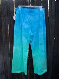 Dancing BearsWomen's Yoga Pants Blues and Greens Medium *SALE*