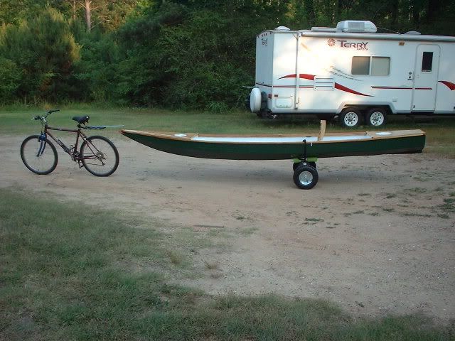 Georgia River Fishing • View topic - bicycle "drawn" kayak trailer