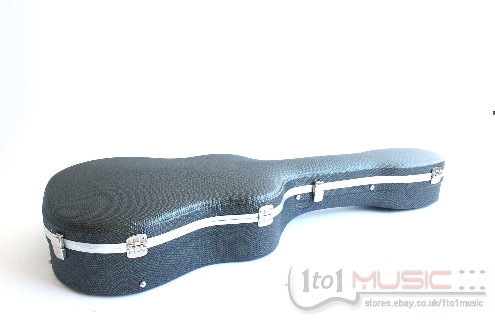 Deluxe Acoustic Guitar Case / Hardcase with built in thermometer and