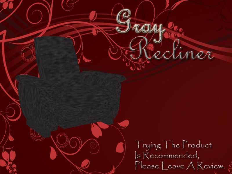 gray recliner