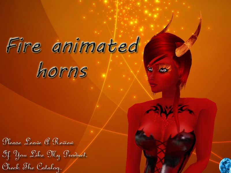 fire animated horns