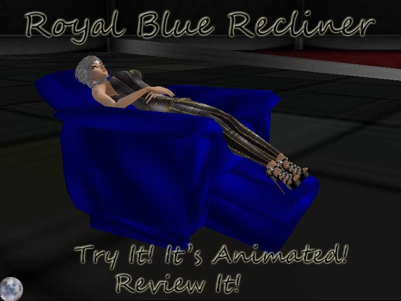 royal blue recliner