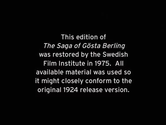Gosta Berlings Saga AKA The Saga of Gosta Berling (1924) preview 1