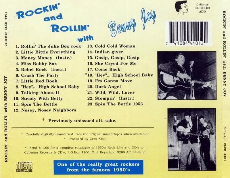 Benny Joy   Rockin' & Rollin' With Benny Joy preview 2