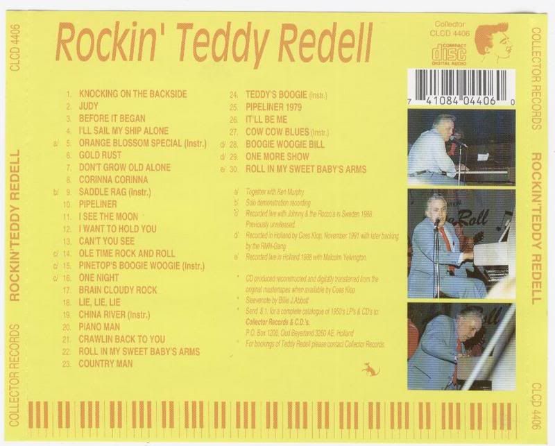 Teddy Redell   Rockin' Teddy Redell (CLCD 4406) preview 1
