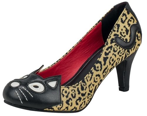 TUK Leopard 50s KITTY Rockabilly Heels ~ PsychoBiLLy GOthiC PinUp Shoes ...