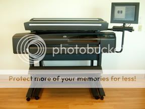 Comes complete with HP DesignJet 800PS 42 Color Printer/Plotter and 