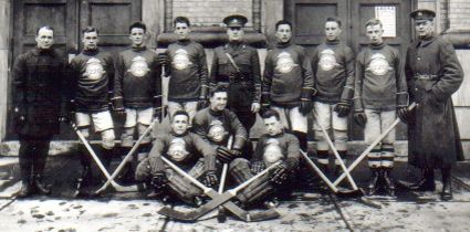 228th Battalion Hockey Team photo 228th Battalion Hockey Team in hockey gear.jpg