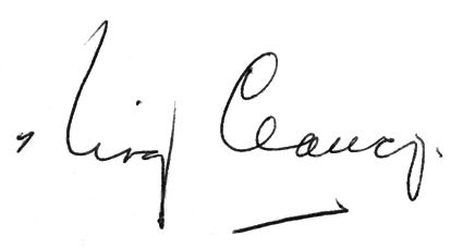 Clancy Autograph, Clancy Autograph