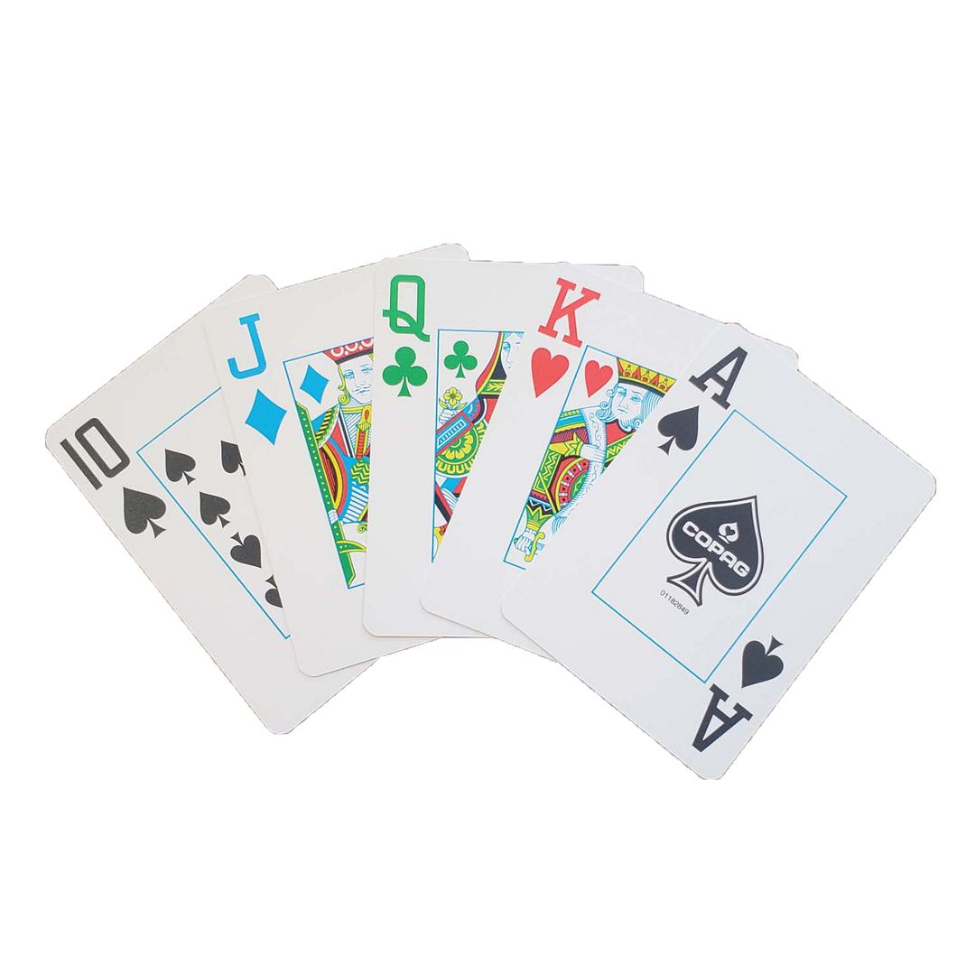 COPAG Plastic Playing Cards Poker Size Jumbo Index 4 Colors Free Gift ...