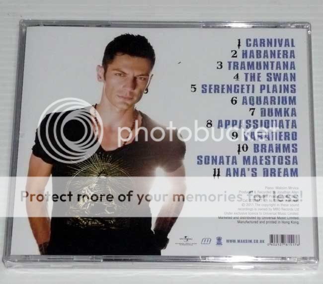 Audiophile CD MAKSIM MRVICA   APPASSIONATA CD Hong Kong edition  