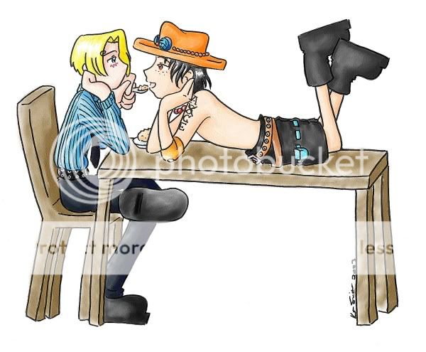 Sanji Ace One Piece yaoi Pictures, Images and Photos