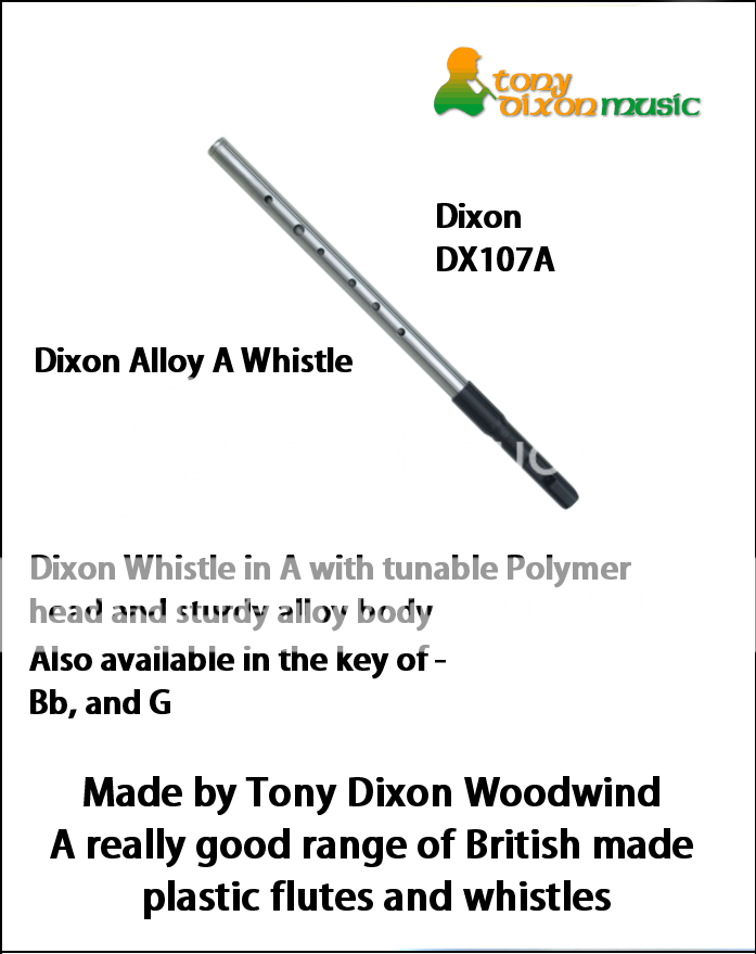 DIXON PRO DX107A TUNABLE ALTO A ALLOY WHISTLE DX107 FLUTE NEW 